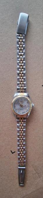 Chenxi 004 tweekleurig quartz horloge water+schokbestendig, Overige merken, Staal, Gebruikt, Staal