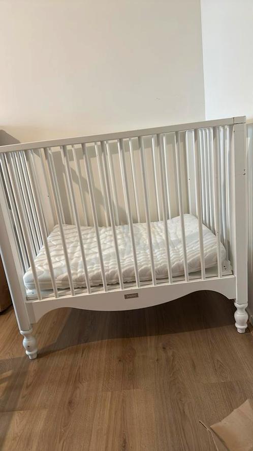 Bopita Box Belle Wit met matras 94 x 102 x 82, Kinderen en Baby's, Boxen, Zo goed als nieuw, Rechthoekig, In hoogte verstelbaar
