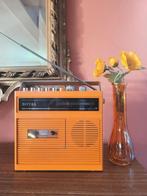 Retro draagbare radio cassette recorder ~, Ophalen of Verzenden, Gebruikt