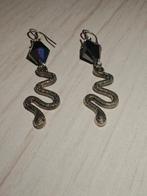 Slangen Oorbellen - Handgemaakt, Met kristal, Overige materialen, Hangers, Nieuw