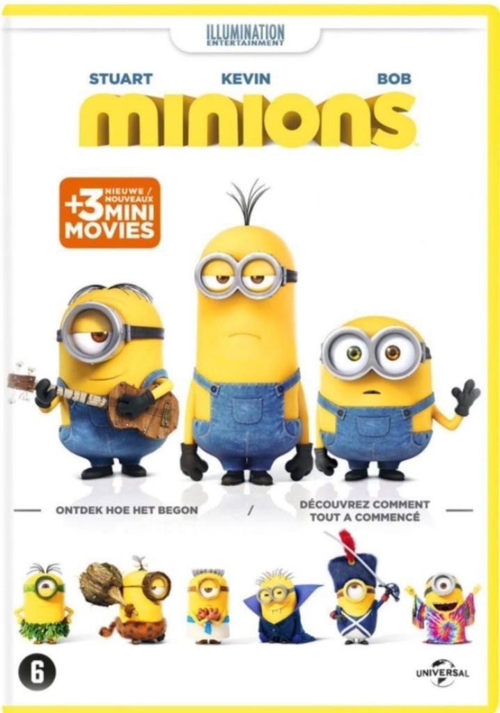 Minions DVD - Nieuw in verpakking, Cd's en Dvd's, Dvd's | Tekenfilms en Animatie, Nieuw in verpakking, Amerikaans, Overige typen