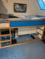 Ikea bed / hoogslaper incl. lattenbodem en matras, Huis en Inrichting, Ophalen, Gebruikt, Eenpersoons, 90 cm