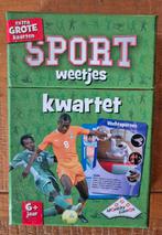 Kwartet:Sportweetjes/ extra grote kaarten, Verzamelen, Speelkaarten, Jokers en Kwartetten, Ophalen of Verzenden, Zo goed als nieuw