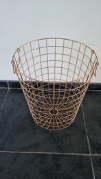 Metalen Draadmand - Gouden Kleur, Ophalen, Overige materialen, Gebruikt, Mand