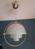 Gubi Multi-Light pendant hanglamp messing / sea grey, Huis en Inrichting, Lampen | Hanglampen, Ophalen of Verzenden, Zo goed als nieuw