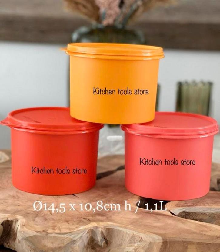 Nieuw Tupperware rondix 3 x 1,1L set laatste 2 set voorraad, Huis en Inrichting, Keuken | Tupperware, Nieuw, Bus of Trommel, Ophalen of Verzenden