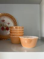 6 vintage kleine schaaltjes, Huis en Inrichting, Keuken | Servies, Gebruikt, Ophalen of Verzenden, Overige stijlen, Glas