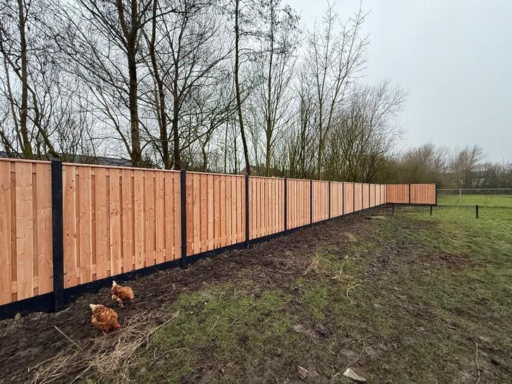 Hout-beton schuttingen, Gratis offerte!, Tuin en Terras, Schuttingen, Nieuw, Minder dan 3 meter, Ophalen