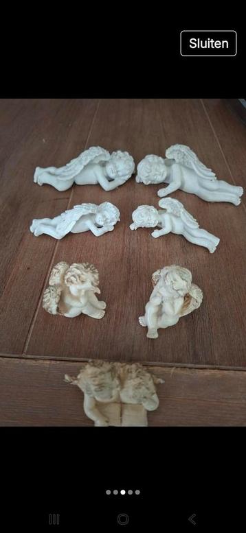 7 Stenen Engeltjes - Decoratie beschikbaar voor biedingen