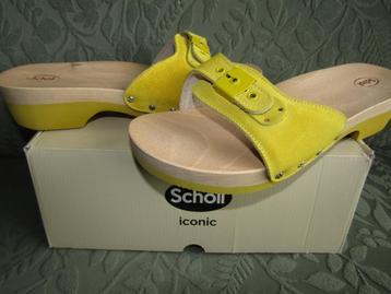Scholl pescura heel matt yellow mt 41 dr scholl iconic Nieuw beschikbaar voor biedingen