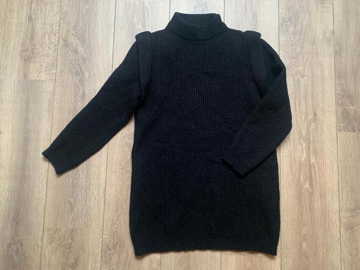 Drykorn jurk tuniek lange trui zwart 36/S, Kleding | Dames, Truien en Vesten, Zo goed als nieuw, Maat 36 (S), Zwart, Verzenden