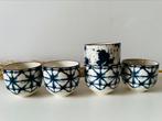 5 theemokjes nieuw, Ophalen of Verzenden, Zo goed als nieuw, Glas, Overige stijlen