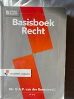 Basisboek Recht - Mr. O.A.P. van der Roest, Ophalen, Alpha, Gelezen, HBO