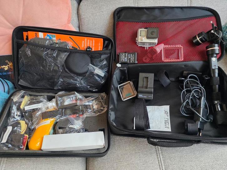 GoPro Hero 4 + Stabilisator, Accu's & Accessoires, Audio, Tv en Foto, Actiecamera's, Gebruikt, GoPro, Ophalen of Verzenden