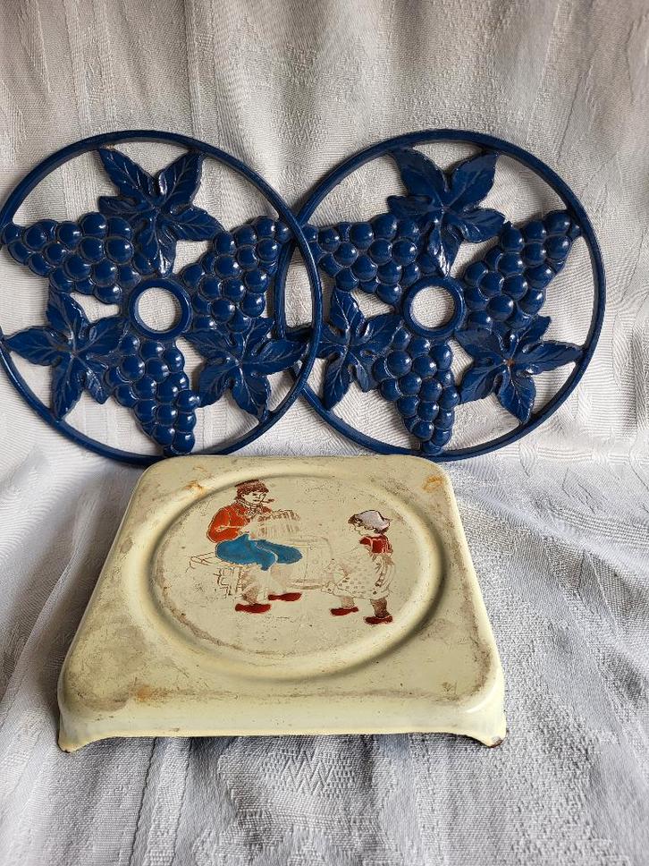 Vintage onderzetters, Antiek en Kunst, Curiosa en Brocante, Ophalen of Verzenden