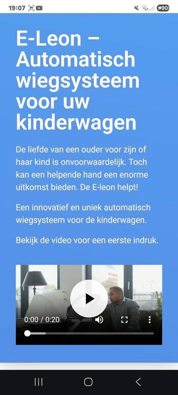 Eleon wiegsysteem beschikbaar voor biedingen