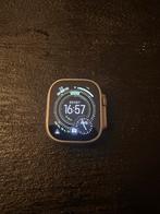 Apple Watch Ultra 1  49mm Titanium + 3 Bandjes, Sieraden, Tassen en Uiterlijk, Smartwatches, Afstand, IOS, Oranje, Ophalen of Verzenden
