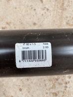 Afvoerbuis 200cm lang 6cm, Doe-het-zelf en Verbouw, Buizen en Afvoer, Ophalen of Verzenden, Pvc