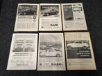 6x Reclame (A4) SAAB 96 (1965), Verzenden, Gebruikt, Auto's
