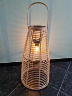 Staande lamp / boho / Ibiza / bamboe / rotan, Ophalen, Zo goed als nieuw