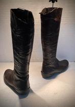 Novocento design slanke soepele hoge laarzen 39 / 39,5, Hoge laarzen, Bruin, Ophalen of Verzenden, Zo goed als nieuw