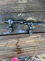 Set deurgrepen, gietijzer– vintage, Doe-het-zelf en Verbouw, Hang- en Sluitwerk, Ophalen of Verzenden, Gebruikt, IJzer, Klink of Kruk