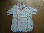 Blauw gebloemde Donaldson (Walt Disney) blouse maat 38, Kleding | Dames, Blouses en Tunieken, Maat 38/40 (M), Disney, Blauw, Ophalen of Verzenden