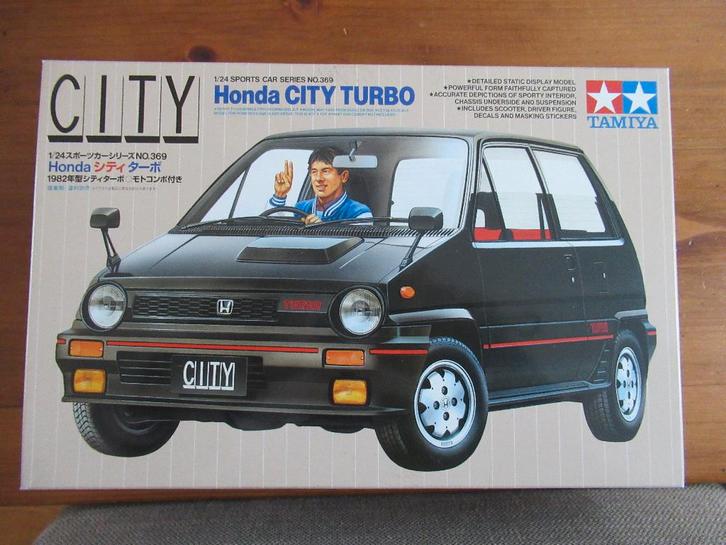 Honda City Turbo (Tamiya 1/24), Hobby en Vrije tijd, Modelbouw | Auto's en Voertuigen, Nieuw, Auto, Groter dan 1:32, Tamiya, Ophalen of Verzenden