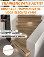 PVC Traprenovatie incl, Verlichting, Ophalen, Trap, Nieuw, Opvouwbaar of Inschuifbaar