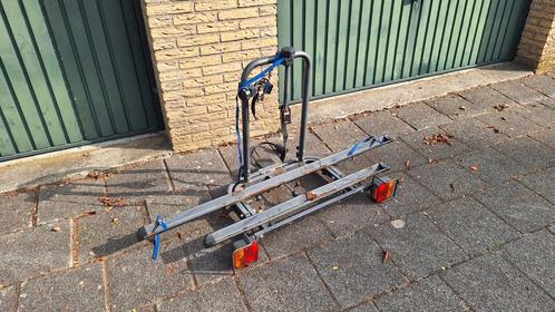 Kantelbare fietsendrager, Auto diversen, Fietsendragers, Gebruikt, 2 fietsen, Ophalen