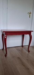 Vintage Bijzet / Salon tafel, Huis en Inrichting, Tafels | Bijzettafels, Gebruikt, Louis XV / Barok, 55 tot 75 cm, Rechthoekig