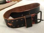 Zwart Leren Riem.  5 cm breed., Zwart, Minder dan 95 cm, Ophalen of Verzenden, Riem of Ceintuur