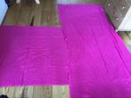2 lappen stof - fuchsia, roze, Hobby en Vrije tijd, Stoffen en Lappen, 120 cm of meer, Ophalen of Verzenden, Zo goed als nieuw