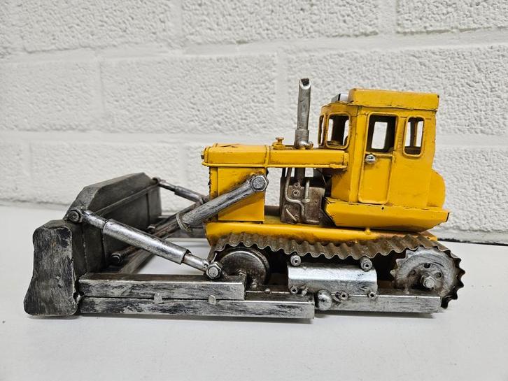 BULLDOZER , MACHINE , CATERPILLAR? , BLIK , NIEUW , DECO, Hobby en Vrije tijd, Modelauto's | 1:18, Nieuw, Overige typen, Ophalen of Verzenden