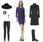 LaDress Carla zgan jurk zwart, navy, olijf, raisin of kobalt, Zwart, Maat 46/48 (XL) of groter, Ophalen of Verzenden, Zo goed als nieuw
