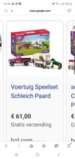Schleich auto met trailer, Ophalen of Verzenden