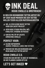 Tattooerder zoekt modellen, apprentice, Ophalen of Verzenden
