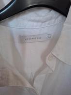 LE GRAND SUD LINNEN BLOUSE MAAT 40, Maat 38/40 (M), Verzenden, Wit, Zo goed als nieuw