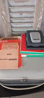 AEG Telefunken magnetophon automatic bandrecorder 1962, Met stofkap, Ophalen of Verzenden, Bandrecorder