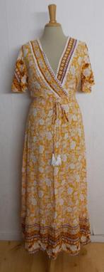 Boho/Ibiza romantische maxi print jurk! M, Maat 38/40 (M), Overige kleuren, Verzenden, Zo goed als nieuw