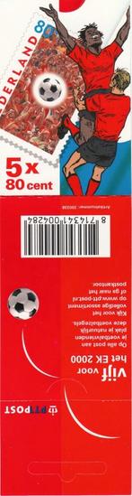 Nederland Postzegelboekje PB 60 Vijf voor het EK 2000, Postzegels en Munten, Postzegels | Nederland, Ophalen of Verzenden, Na 1940