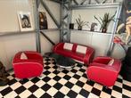 Bel Air Amerikaans retro bankstel + salontafel, Ophalen, Zo goed als nieuw, 75 tot 100 cm