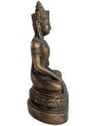 Zittend bronzen Boeddhabeeld uit de Ayutthaya–Rattanakosin, Ophalen of Verzenden, Gebruikt