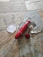 Silvercrest  staafmixer set, keukenmachine rood, Minder dan 1 liter, Ophalen of Verzenden, Gebruikt