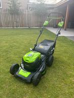 Greenworks | zelfrijdende accugrasmaaier | met 2 accu’s, Tuin en Terras, Grasmaaiers, Ophalen, Cirkelmaaier, Accu-grasmaaier, Zo goed als nieuw