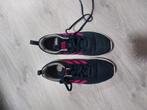 Adidas maat 35,5 donkerblauw met roze, Adidas, Meisje, Sportschoenen, Ophalen of Verzenden