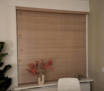 Houten jaloezie 63mm licht eiken beschikbaar voor biedingen