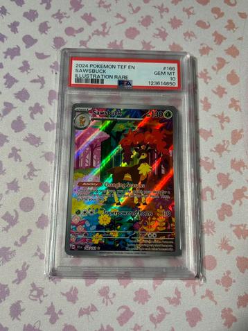 PSA 10 SAWSBUCK 166 ALT ART TEMPORAL FORCES beschikbaar voor biedingen