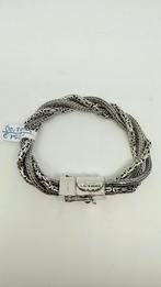 Prachtige massief zilveren armband: Band of Angels., Ophalen of Verzenden, Zo goed als nieuw, Zilver, Zilver
