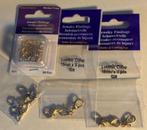 Sieraden accessoires - lobster clasps (15mm)+ringetjes-nieuw, Ophalen of Verzenden, Nieuw, Kraal